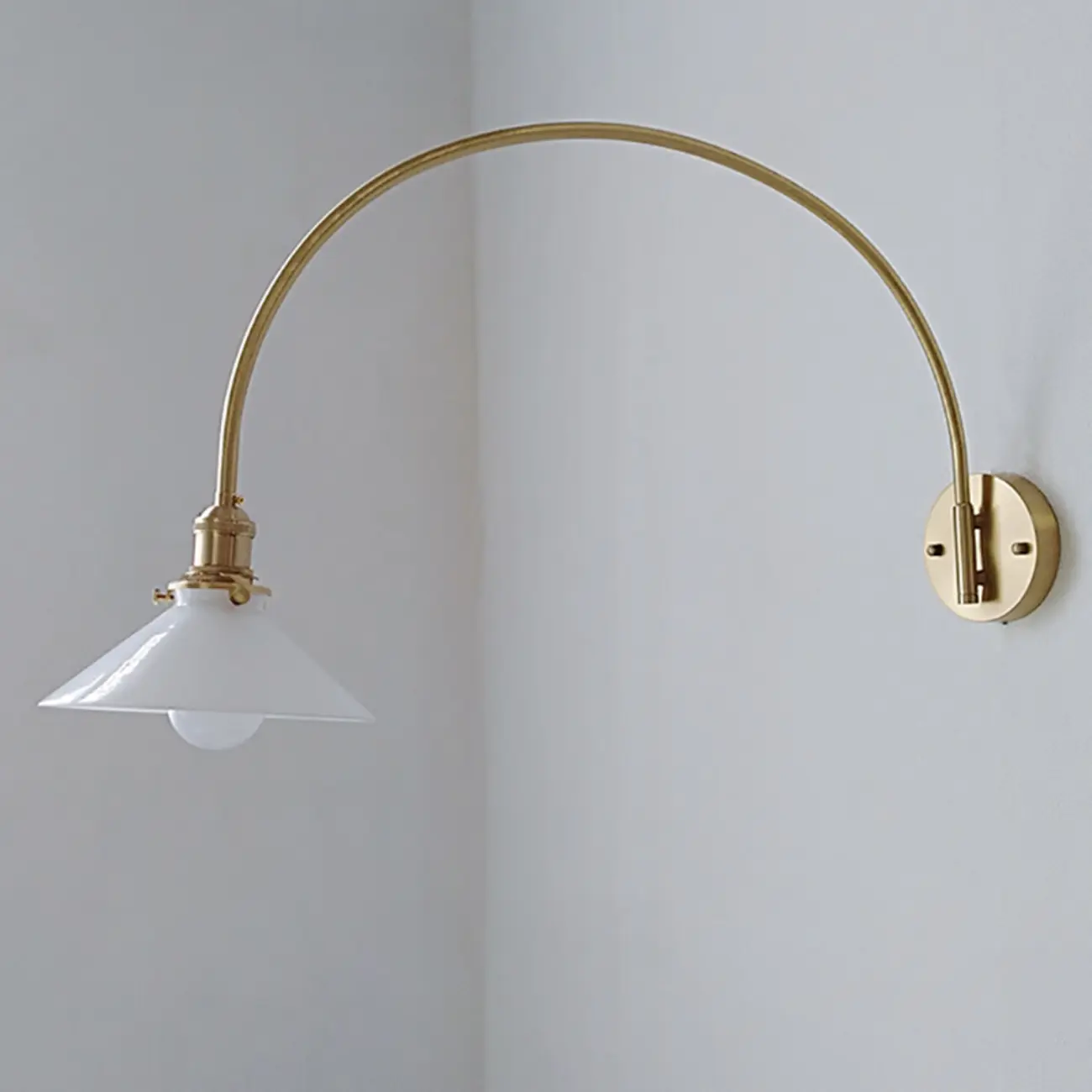 15 to 19 Inch Swing Arm Wall Light for Living Room Decor Image - 7 | homeyfad