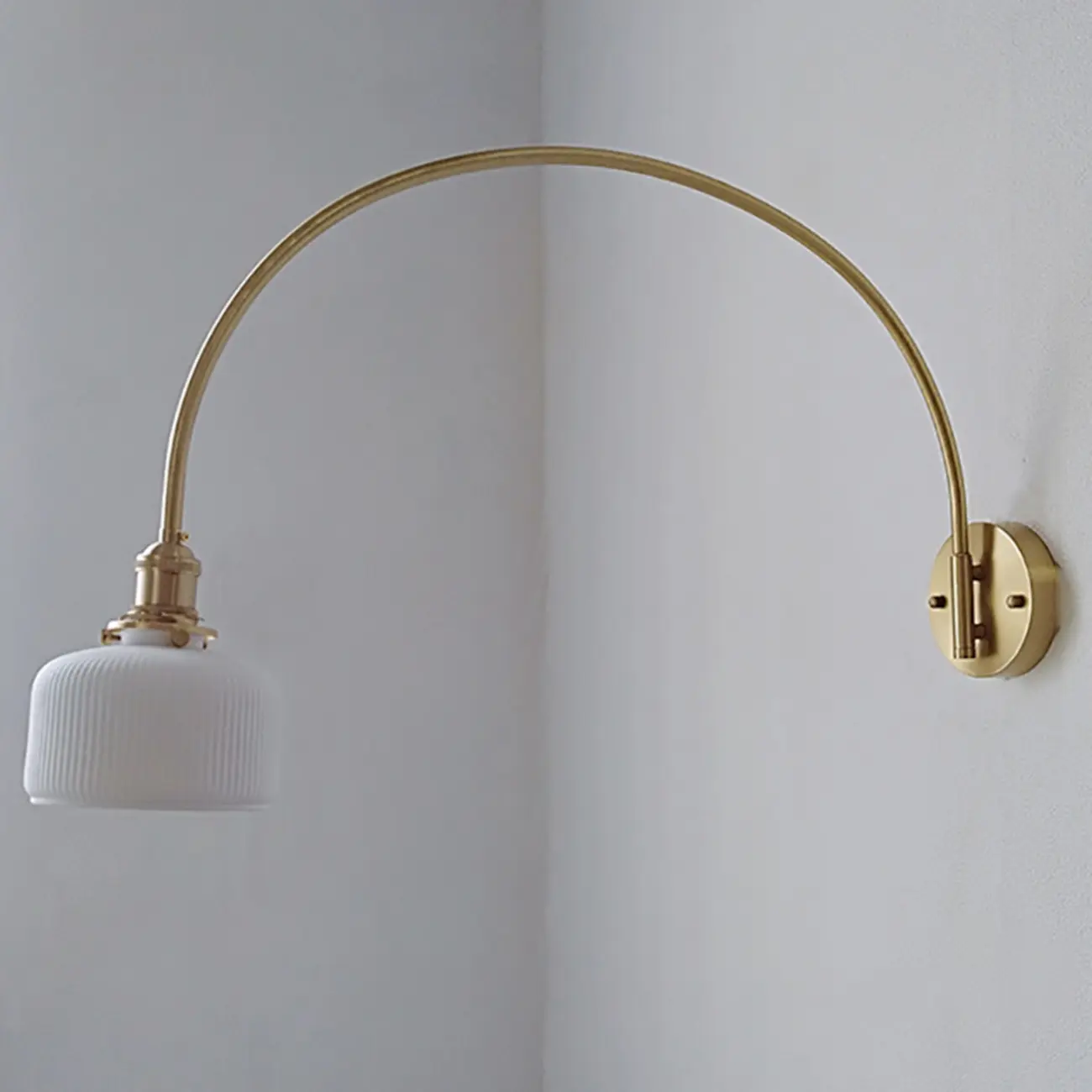 15 to 19 Inch Swing Arm Wall Light for Living Room Decor Image - 9 | homeyfad