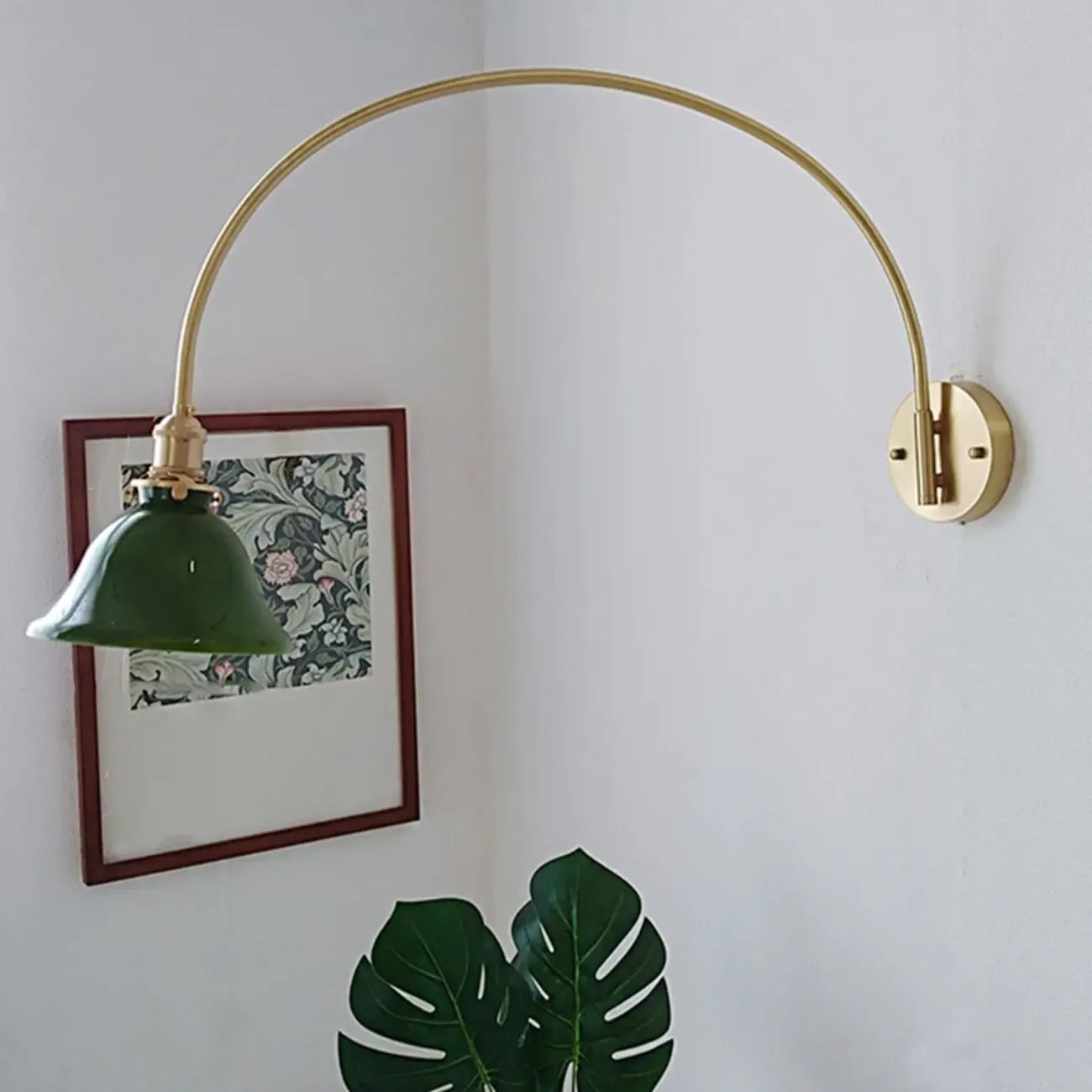 15 to 19 Inch Swing Arm Wall Light for Living Room Decor Image - 17