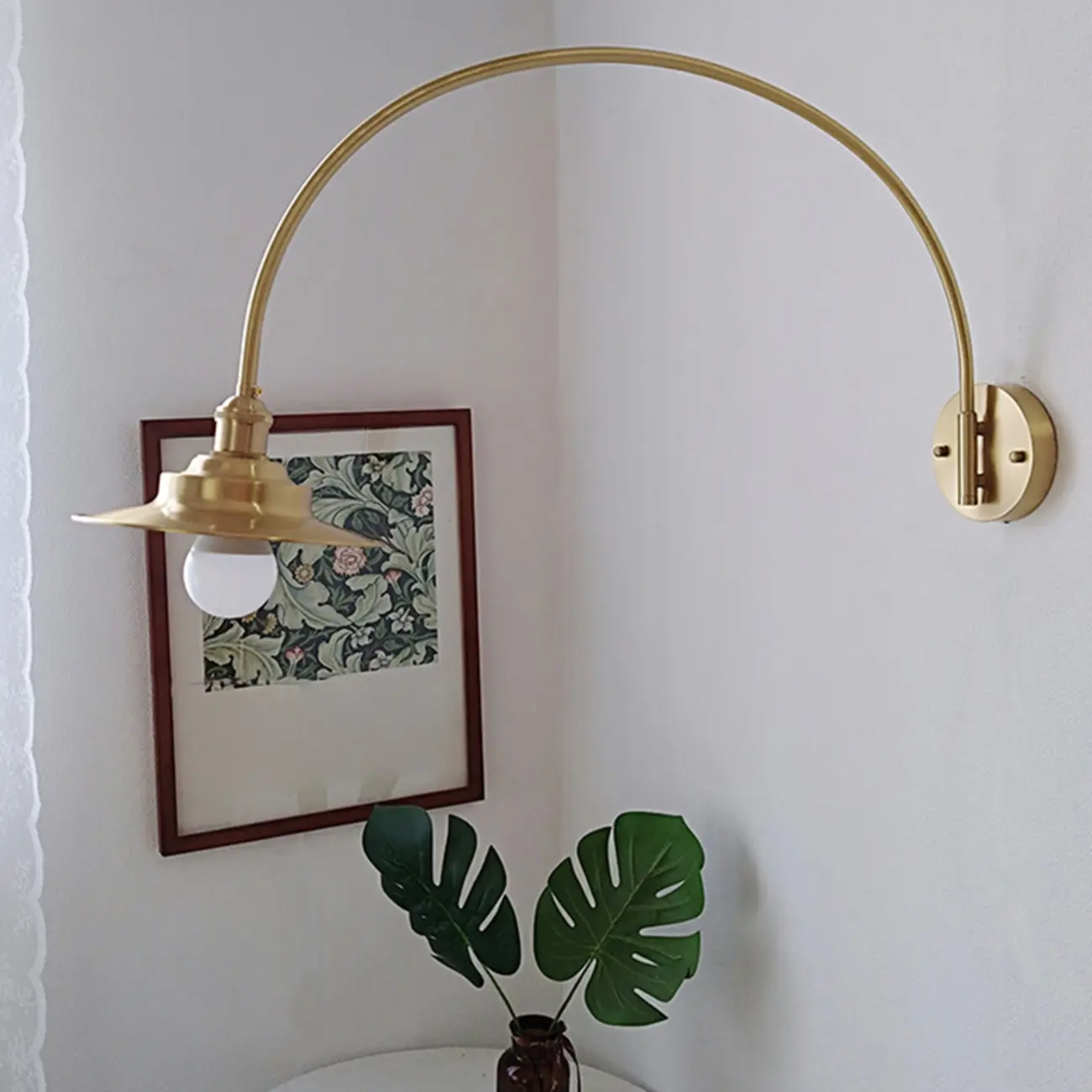 15 to 19 Inch Swing Arm Wall Light for Living Room Decor Image - 19 | homeyfad