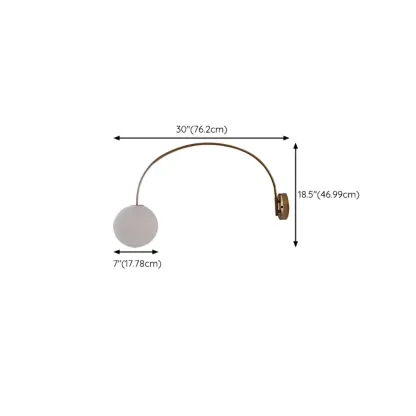 15 to 19 Inch Swing Arm Wall Light for Living Room Decor #size