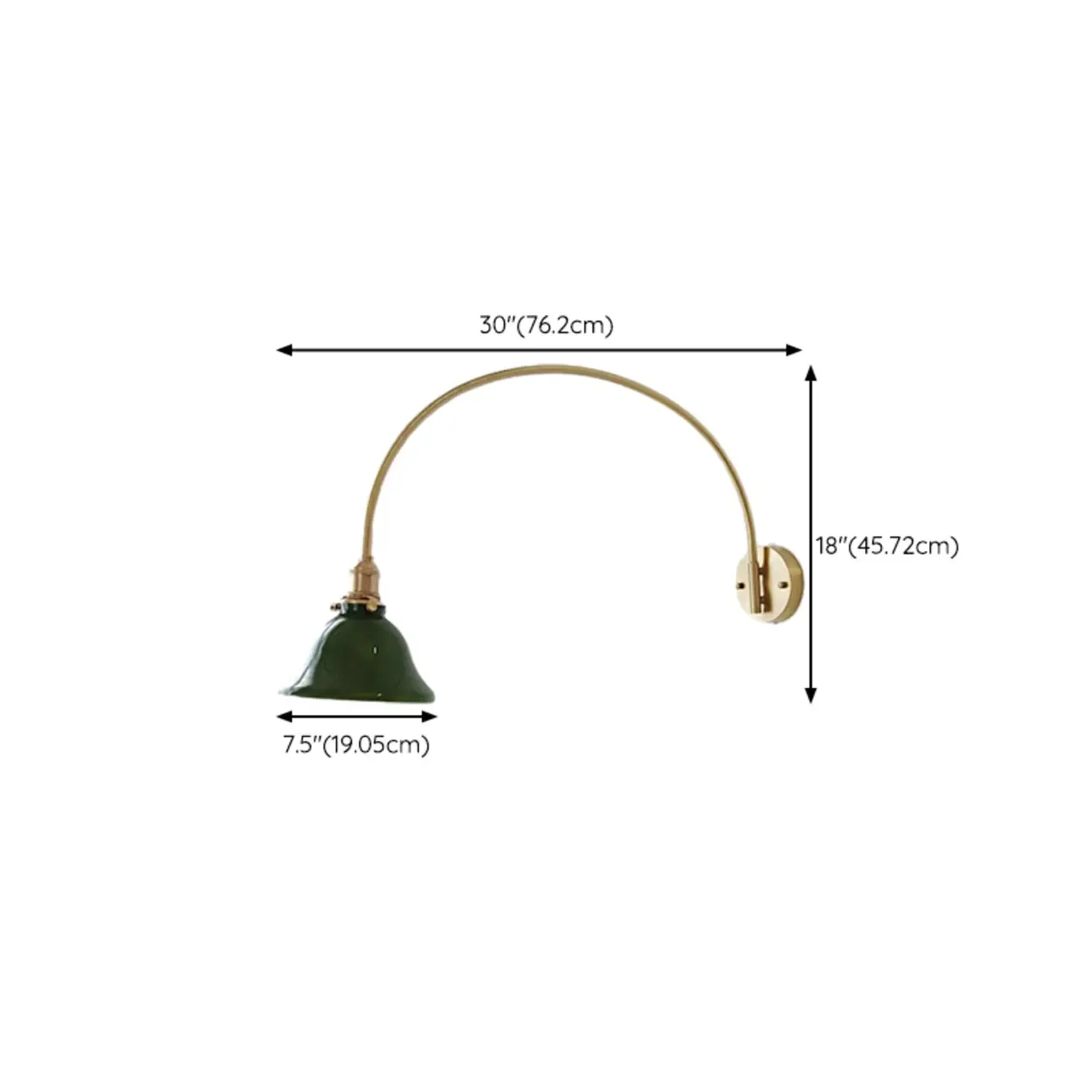 15 to 19 Inch Swing Arm Wall Light for Living Room Decor Image - 24