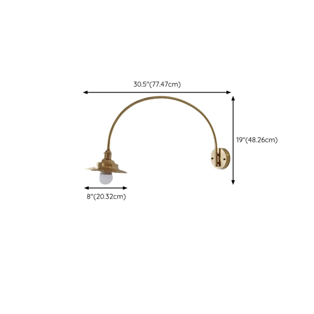 15 to 19 Inch Swing Arm Wall Light for Living Room Decor Image - 28 | homeyfad