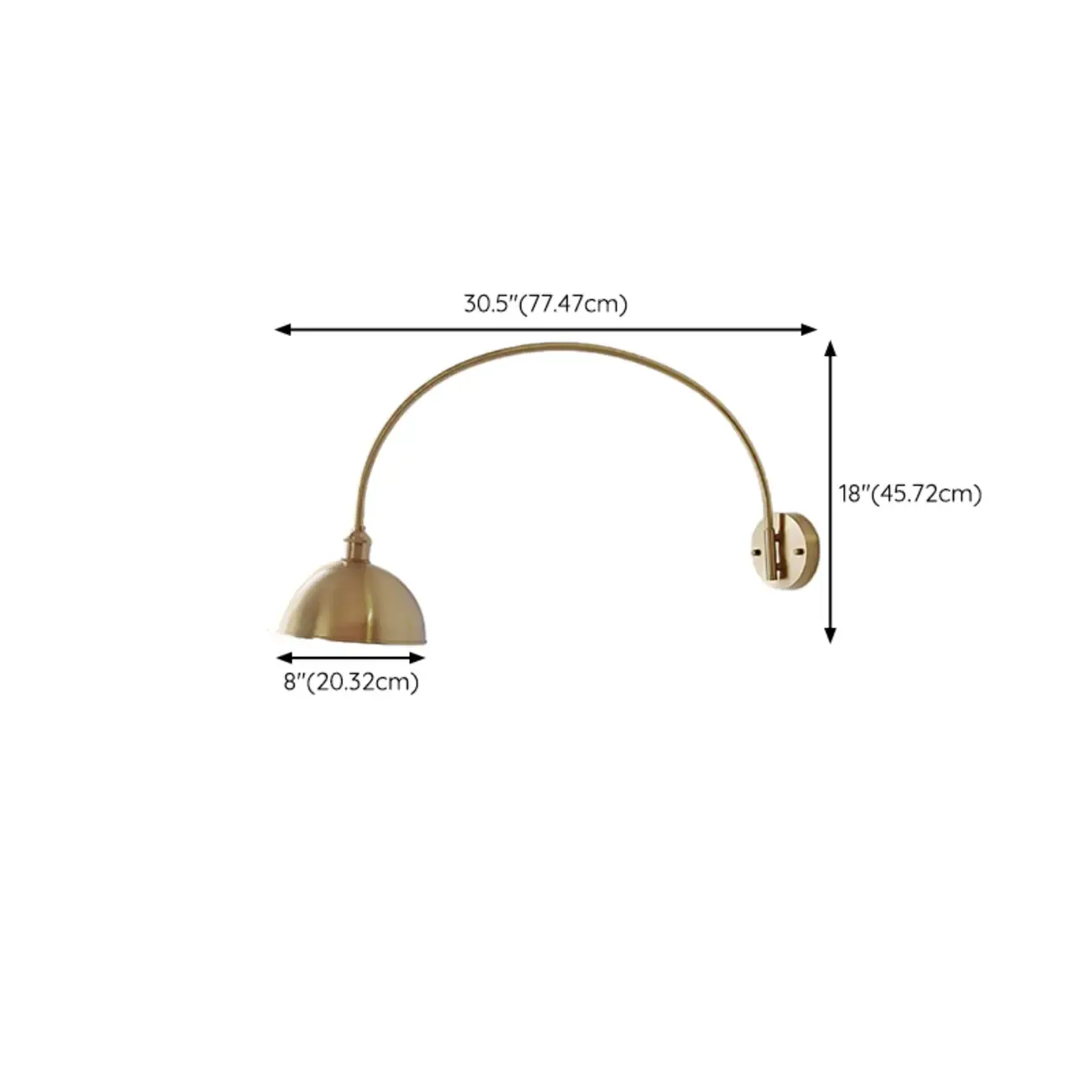 15 to 19 Inch Swing Arm Wall Light for Living Room Decor Image - 29