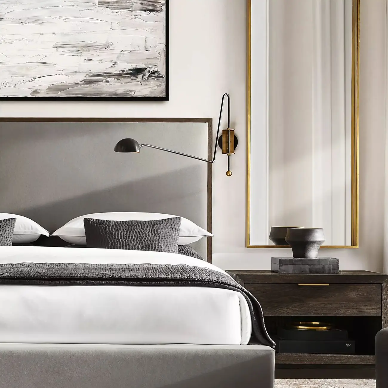 Industrial Dome-Shaped Swing Arm Wall Light for Bedroom Decor Image - 1 | homeyfad