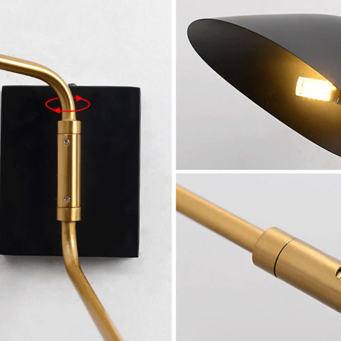 2-Light Adjustable Bi-pin Swing Arm Wall Sconce Fixture Image - 13 | homeyfad