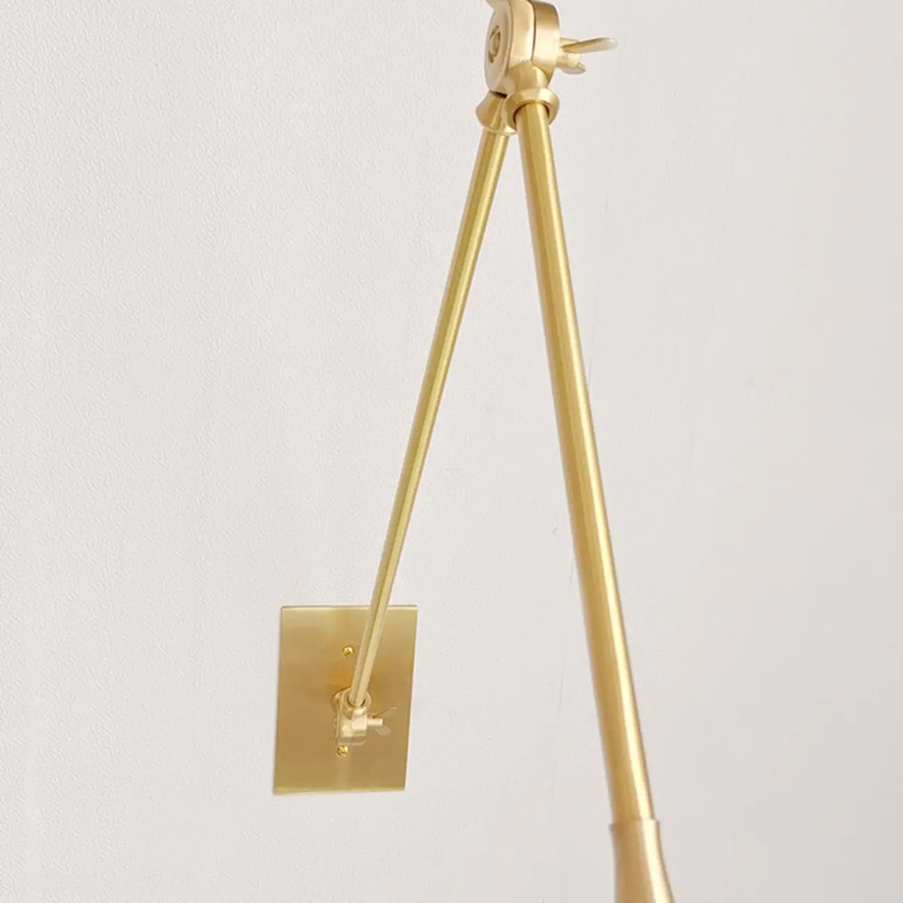 Minimalist Conial Swing Arm Wall Light Fixture for Study Space Image - 11 | homeyfad