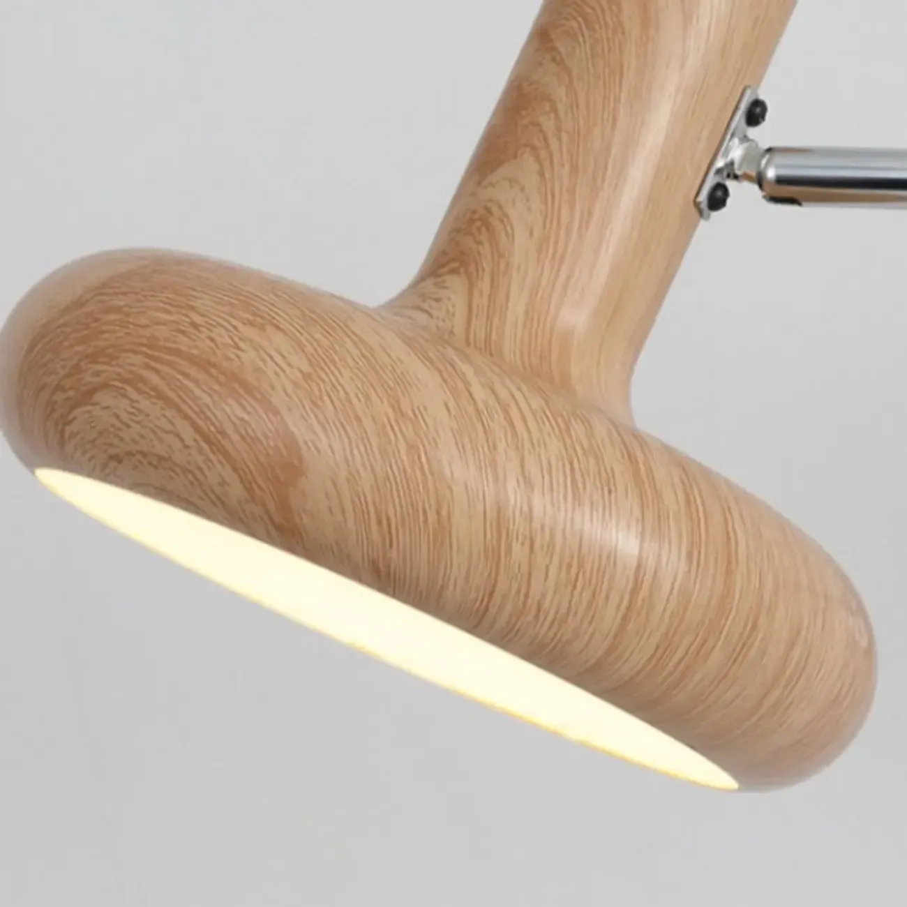 Mini Adjustable Iron Swing Arm Wall Light for Bedside Use Image - 12