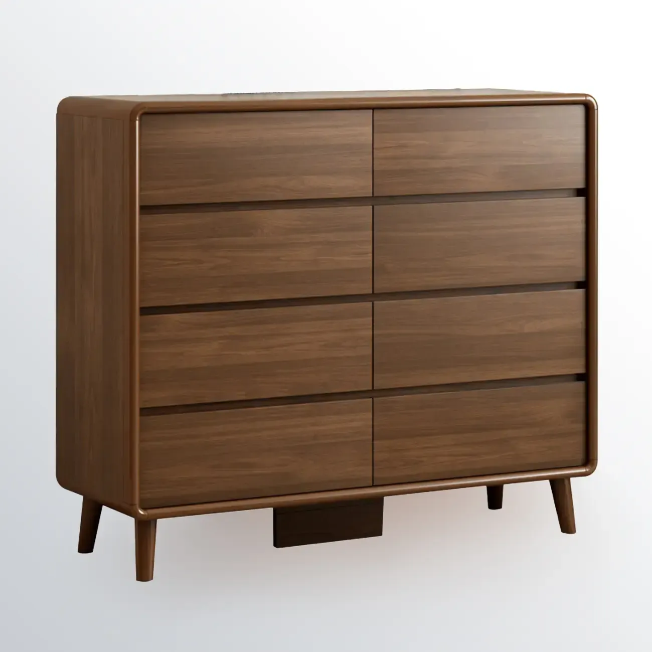 Modish Accent Cabinet for Living Room with Multiple Drawers Image - 5