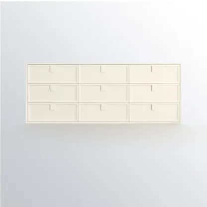 Modern White Bedroom Accent Cabinet with Multi-Size Options Image - 2