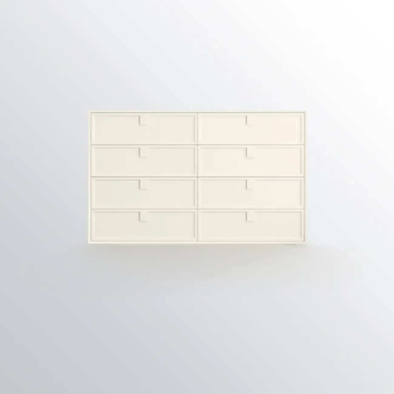 Modern White Bedroom Accent Cabinet with Multi-Size Options Image - 3