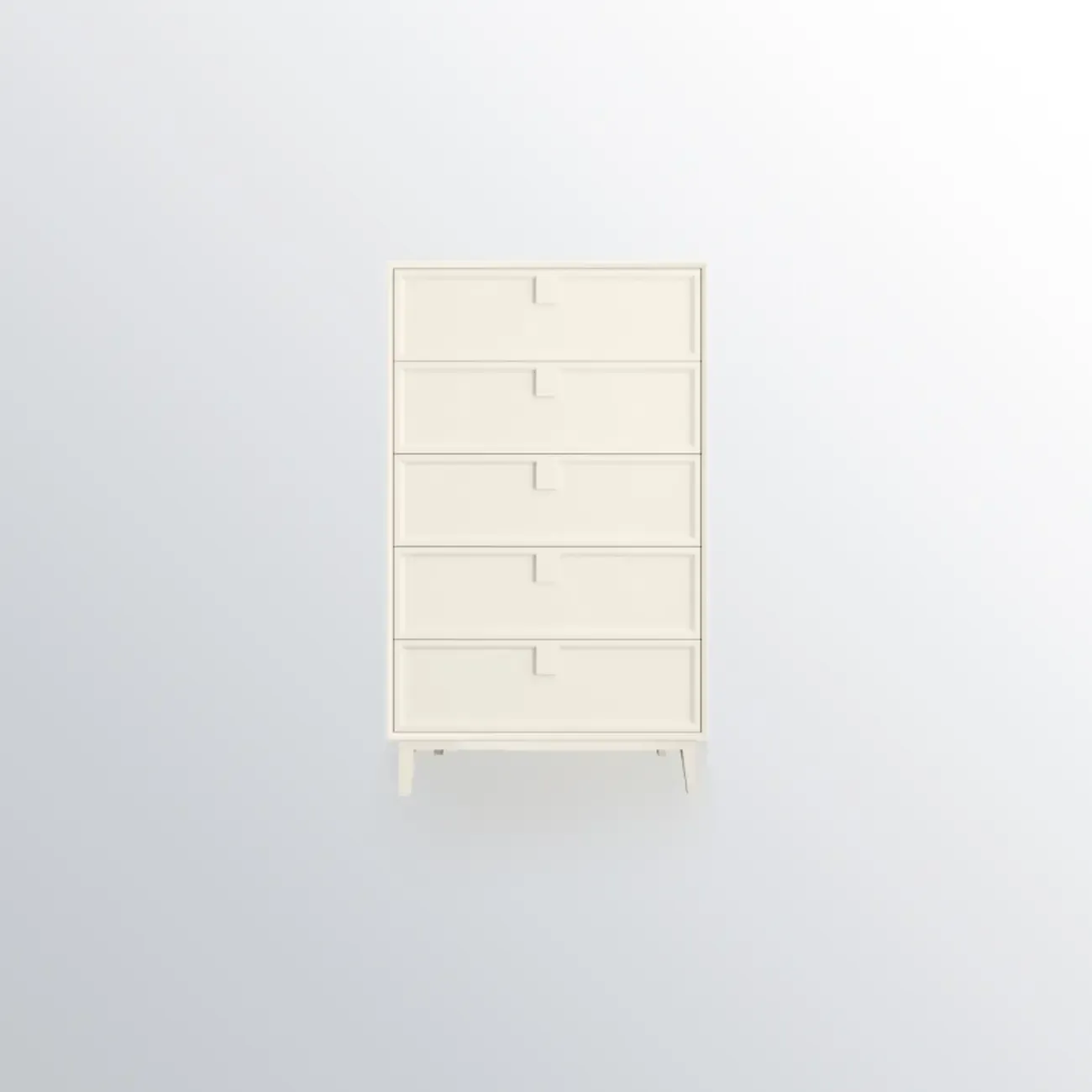 Modern White Bedroom Accent Cabinet with Multi-Size Options Image - 4