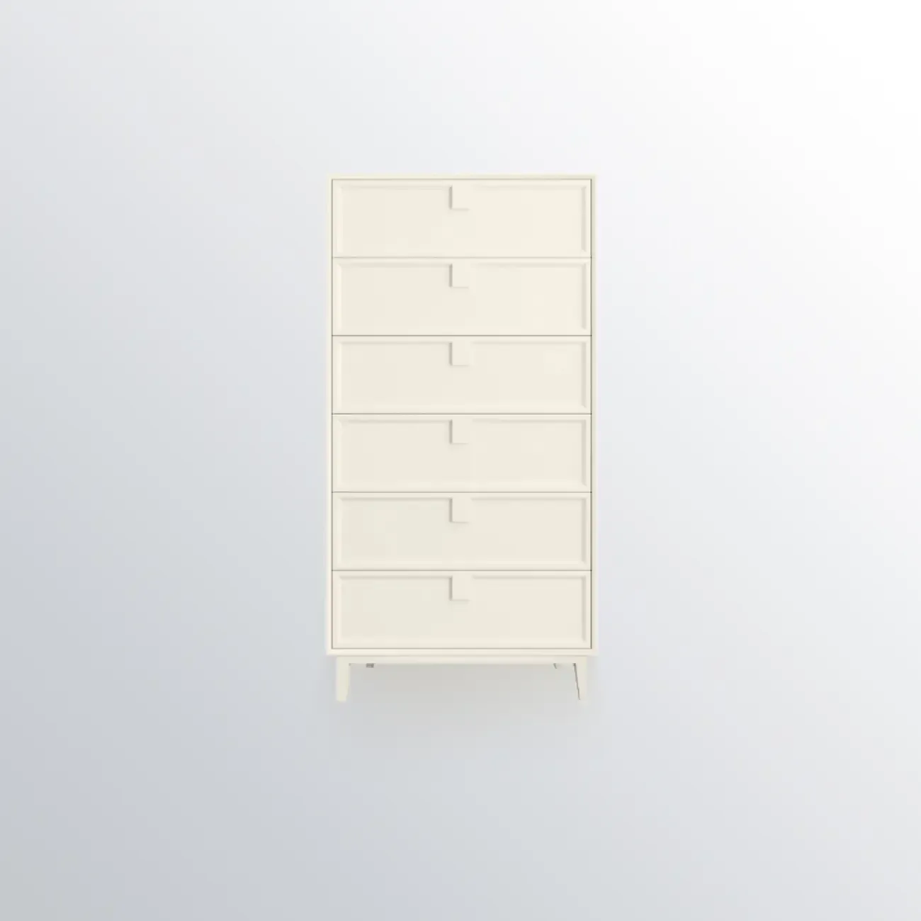 Modern White Bedroom Accent Cabinet with Multi-Size Options Image - 6