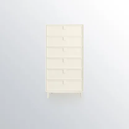 Modern White Bedroom Accent Cabinet with Multi-Size Options Image - 6