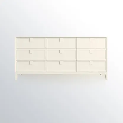 Modern White Bedroom Accent Cabinet with Multi-Size Options Image - 7