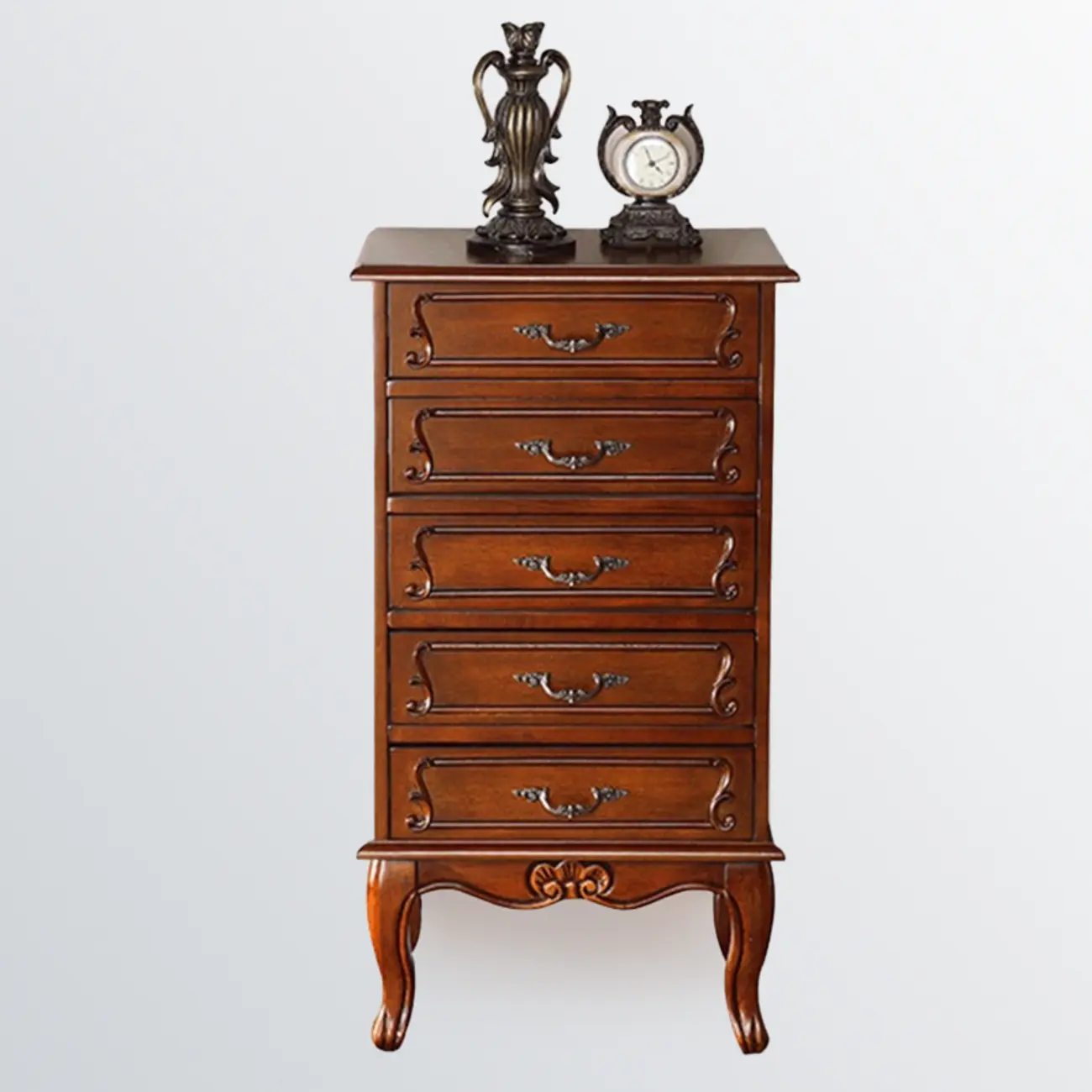 Mid-Century Solid Wood Accent Cabinet for Bedroom Storage Image - 8 | homeyfad