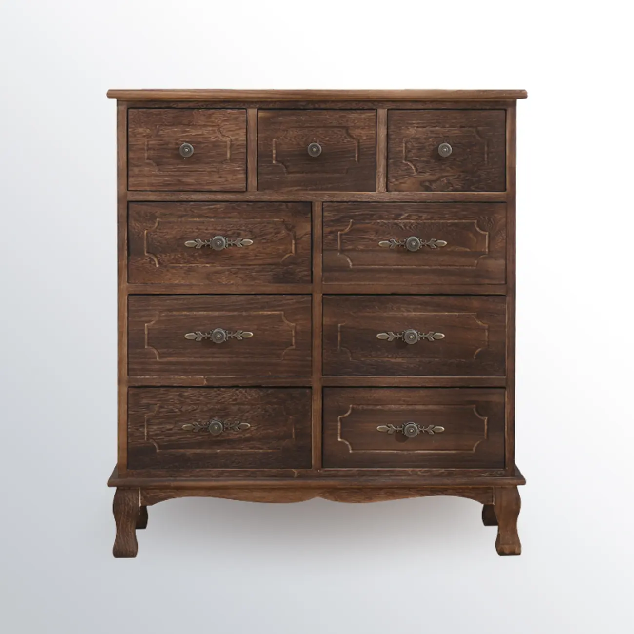 Rustic Wooden Cabinet for Living Room with Standard Length  Image - 9 | homeyfad