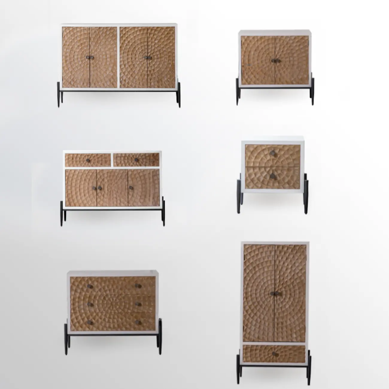 Rustic Accent Cabinet for Sitting Room with Natural Finish Image - 14 | homeyfad