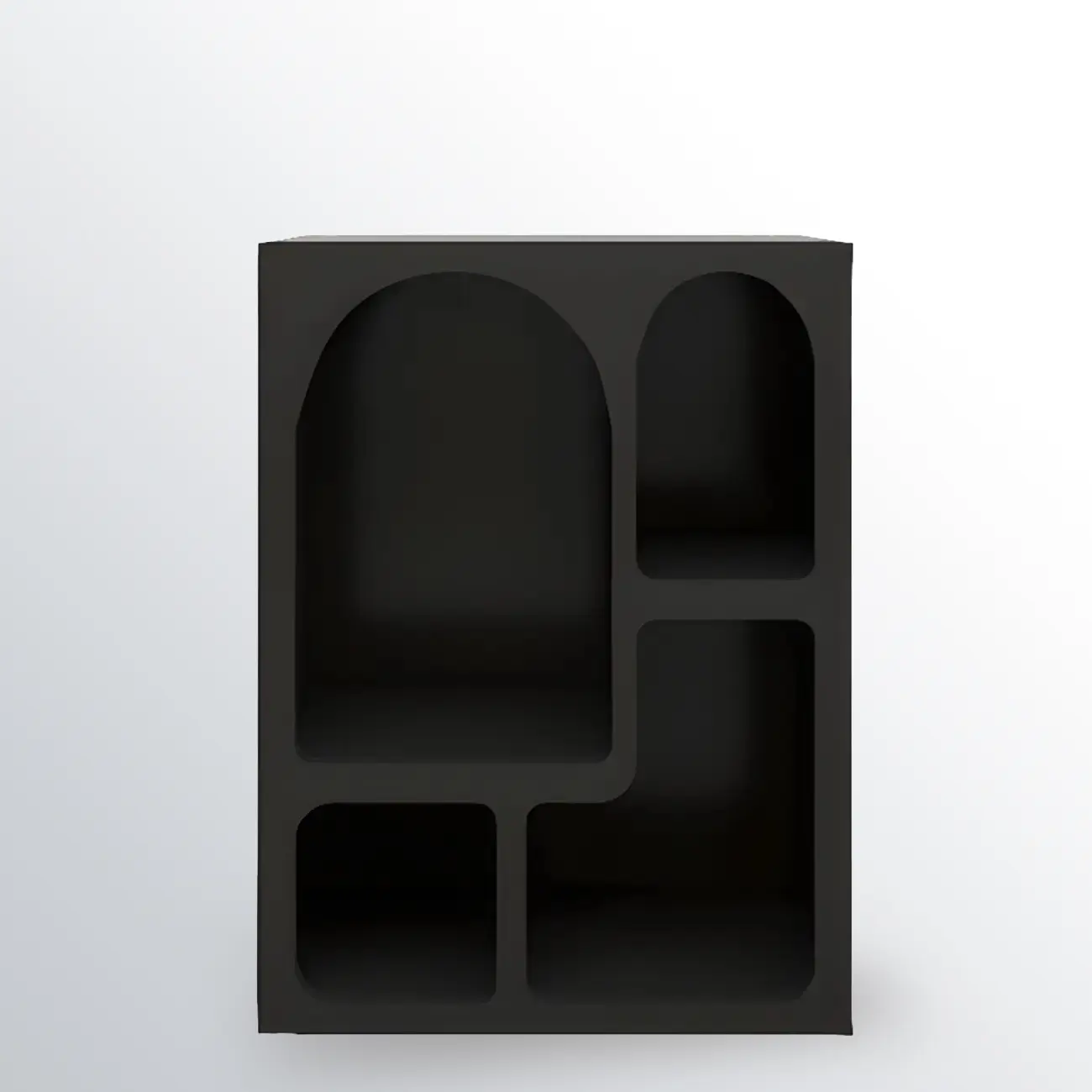 Modish Wooden Cabinets for Living Room with Exterior Shelf  Image - 9 | homeyfad