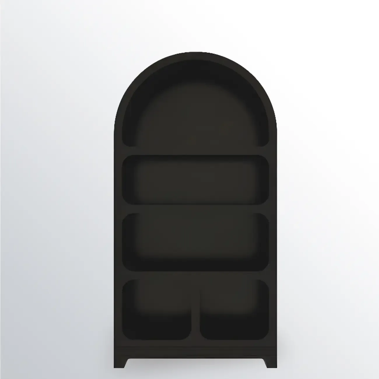 Modish Wooden Cabinets for Living Room with Exterior Shelf  Image - 14