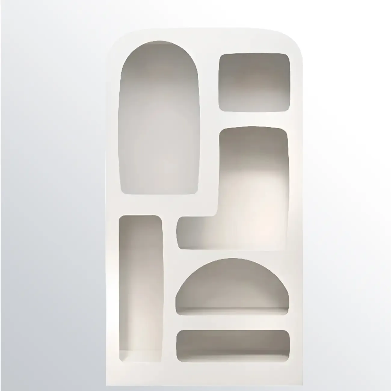 Modish Wooden Cabinets for Living Room with Exterior Shelf  Image - 17