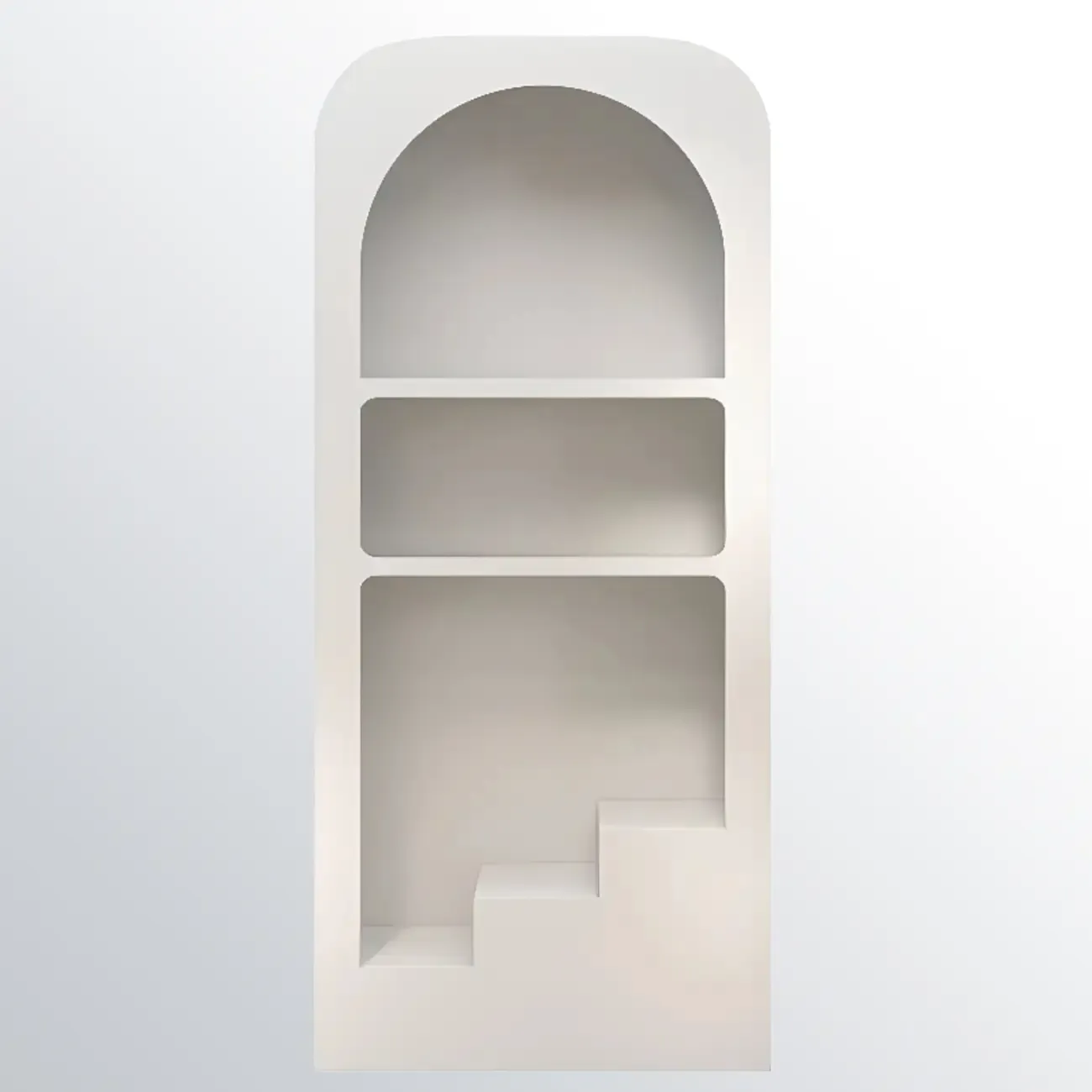 Modish Wooden Cabinets for Living Room with Exterior Shelf  Image - 19