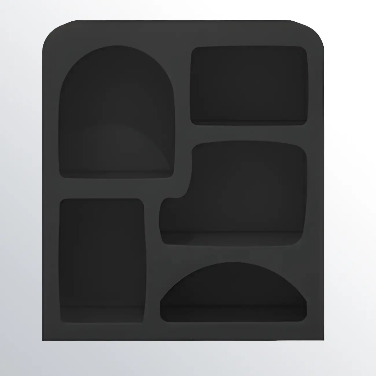 Modish Wooden Cabinets for Living Room with Exterior Shelf  Image - 20 | homeyfad