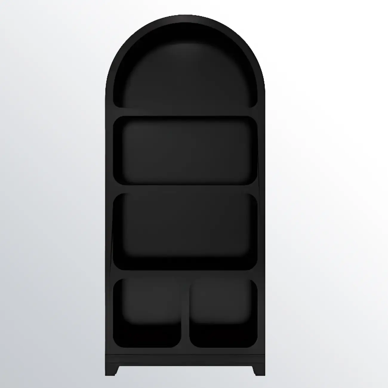 Modish Wooden Cabinets for Living Room with Exterior Shelf  Image - 22 | homeyfad