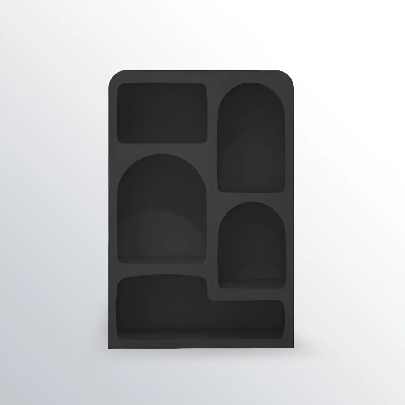 Modish Wooden Cabinets for Living Room with Exterior Shelf  Image - 24