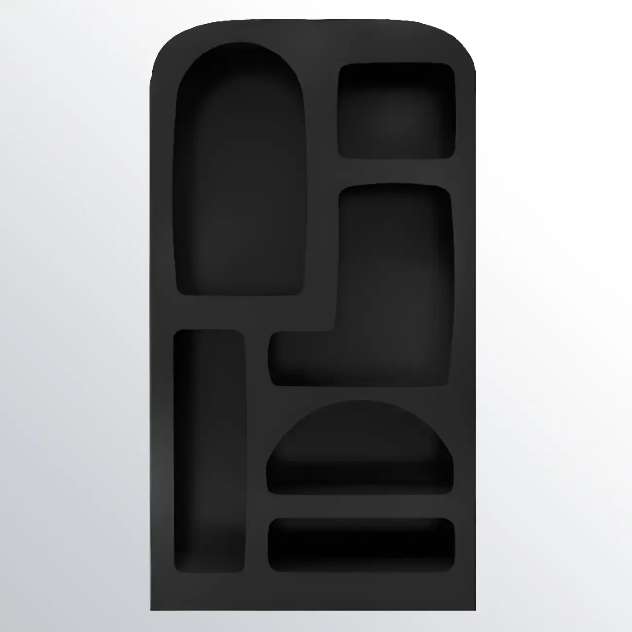 Modish Wooden Cabinets for Living Room with Exterior Shelf  Image - 29