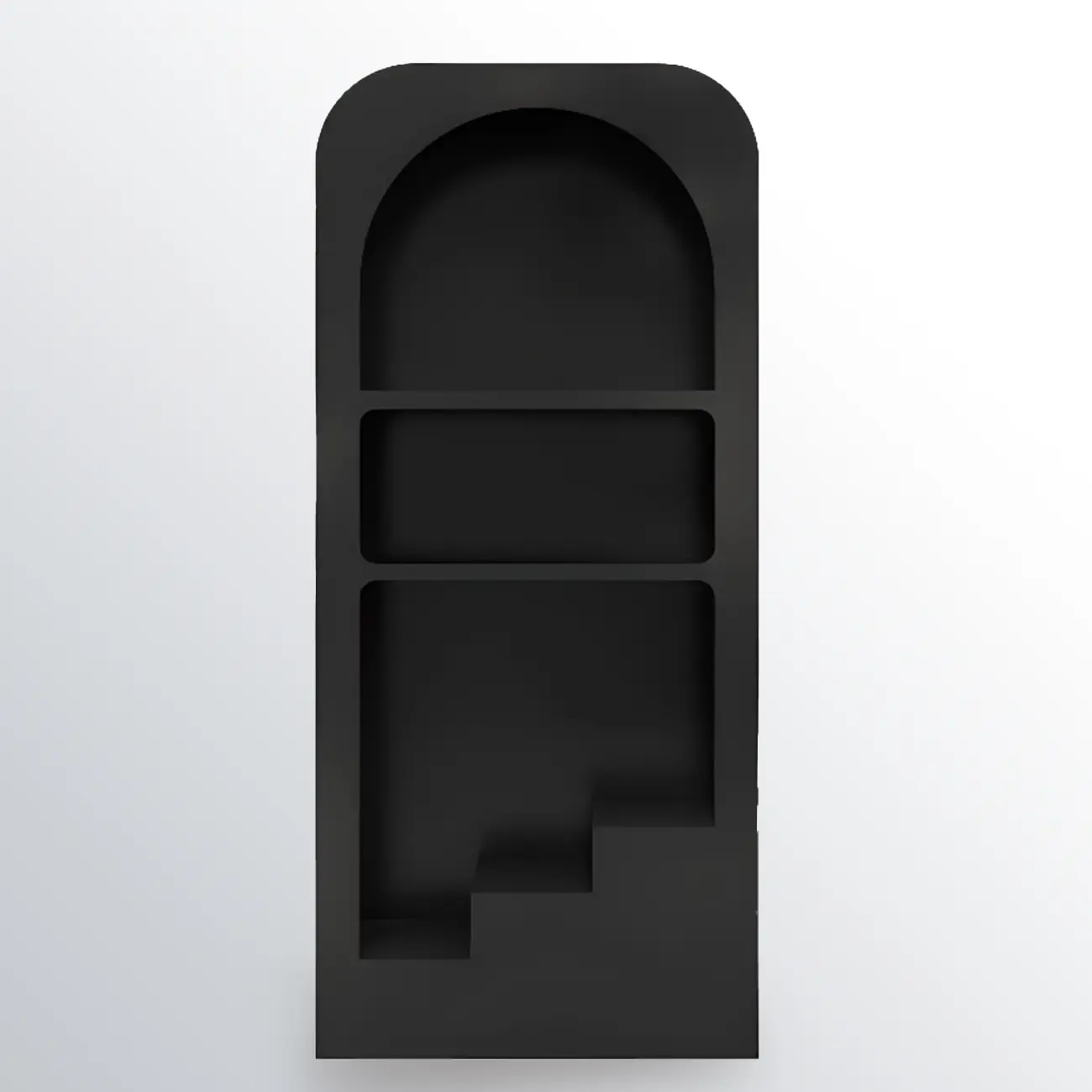 Modish Wooden Cabinets for Living Room with Exterior Shelf  Image - 30 | homeyfad