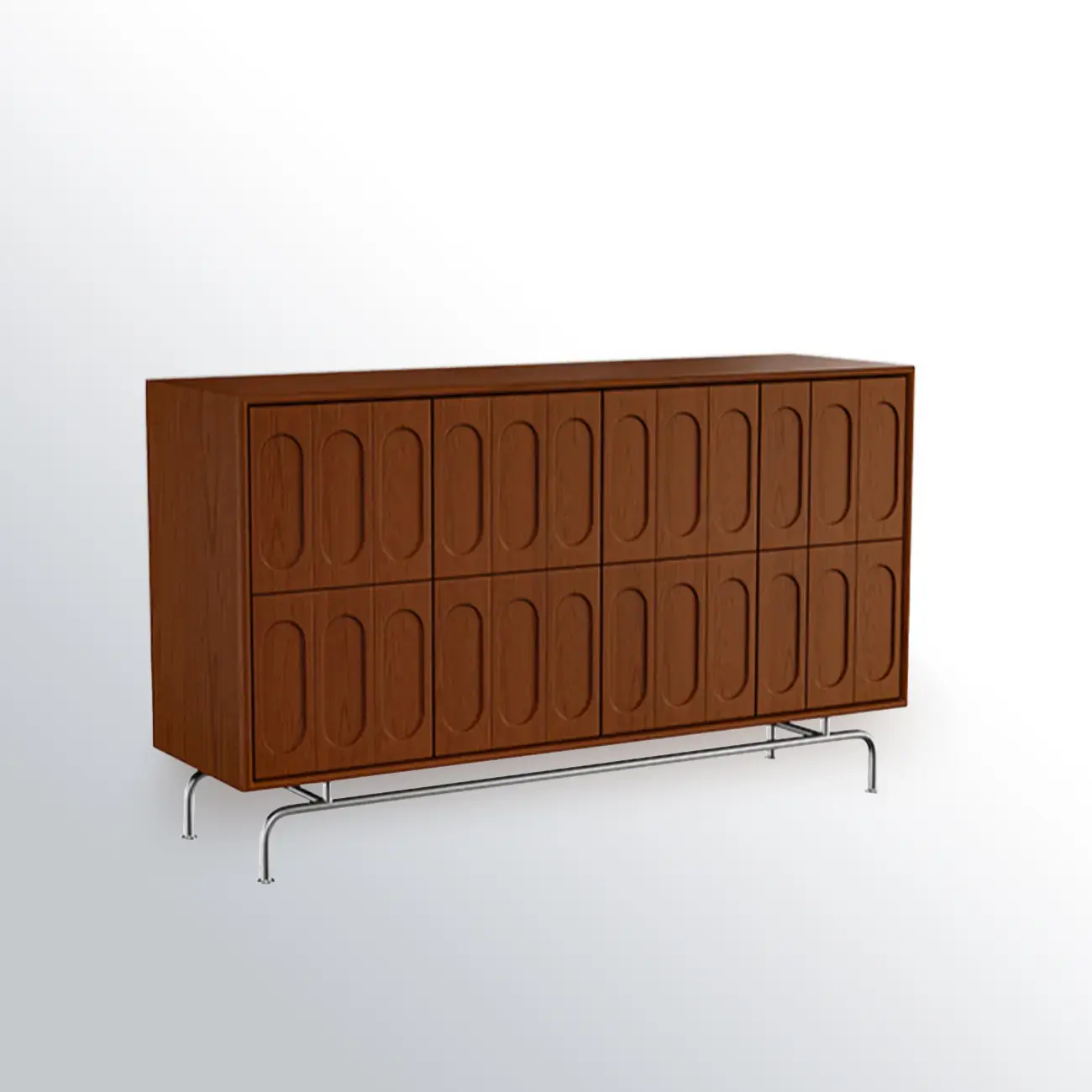 35.5" Modern Pine Black Storage Cabinet for Living Room  Image - 5 | homeyfad