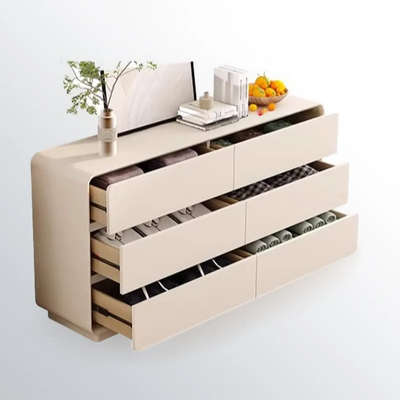 Minimalist Accent Chest for Indoor Use with Multi Drawers Image - 17 | homeyfad