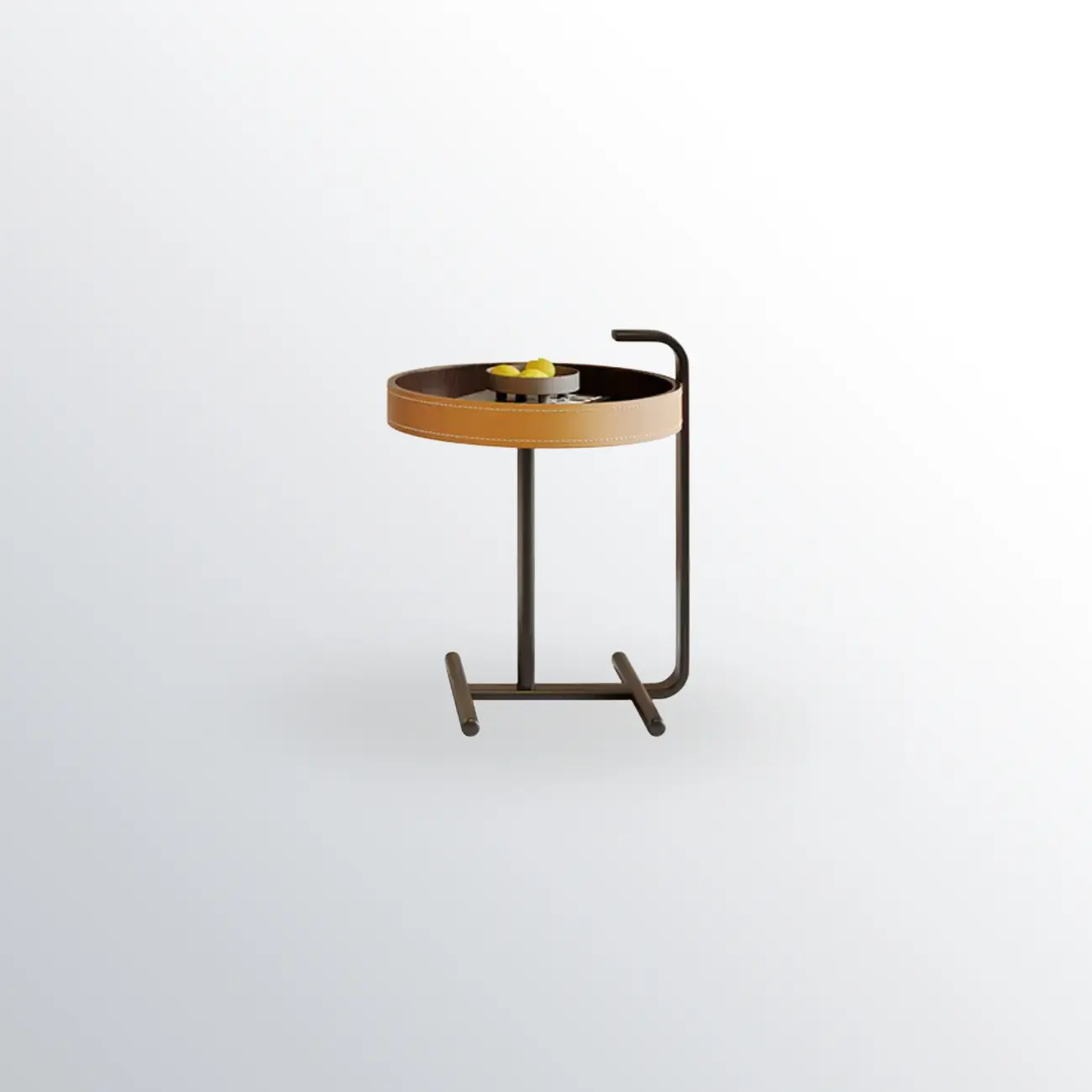 Set of 2 Wood Round Nesting Coffee Table with Modern Design  Image - 11 | homeyfad