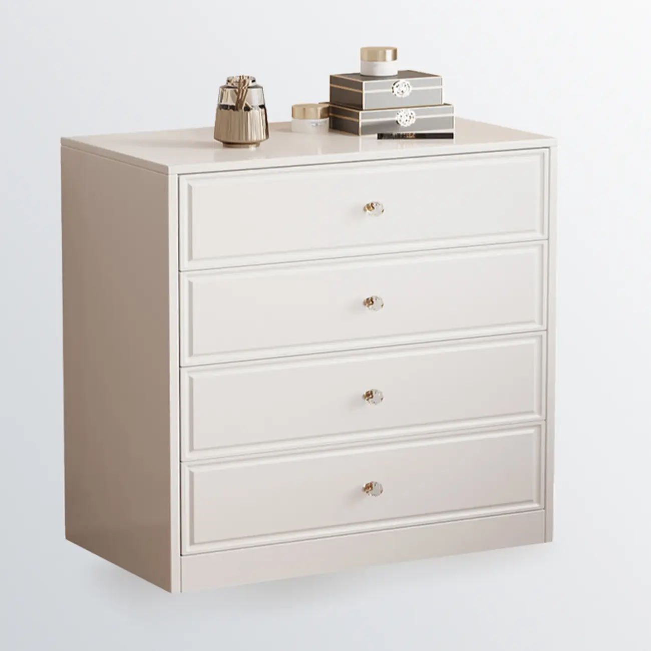 Modern Rectangular Wooden Storage Cabinet in Freestanding Image - 5 | homeyfad