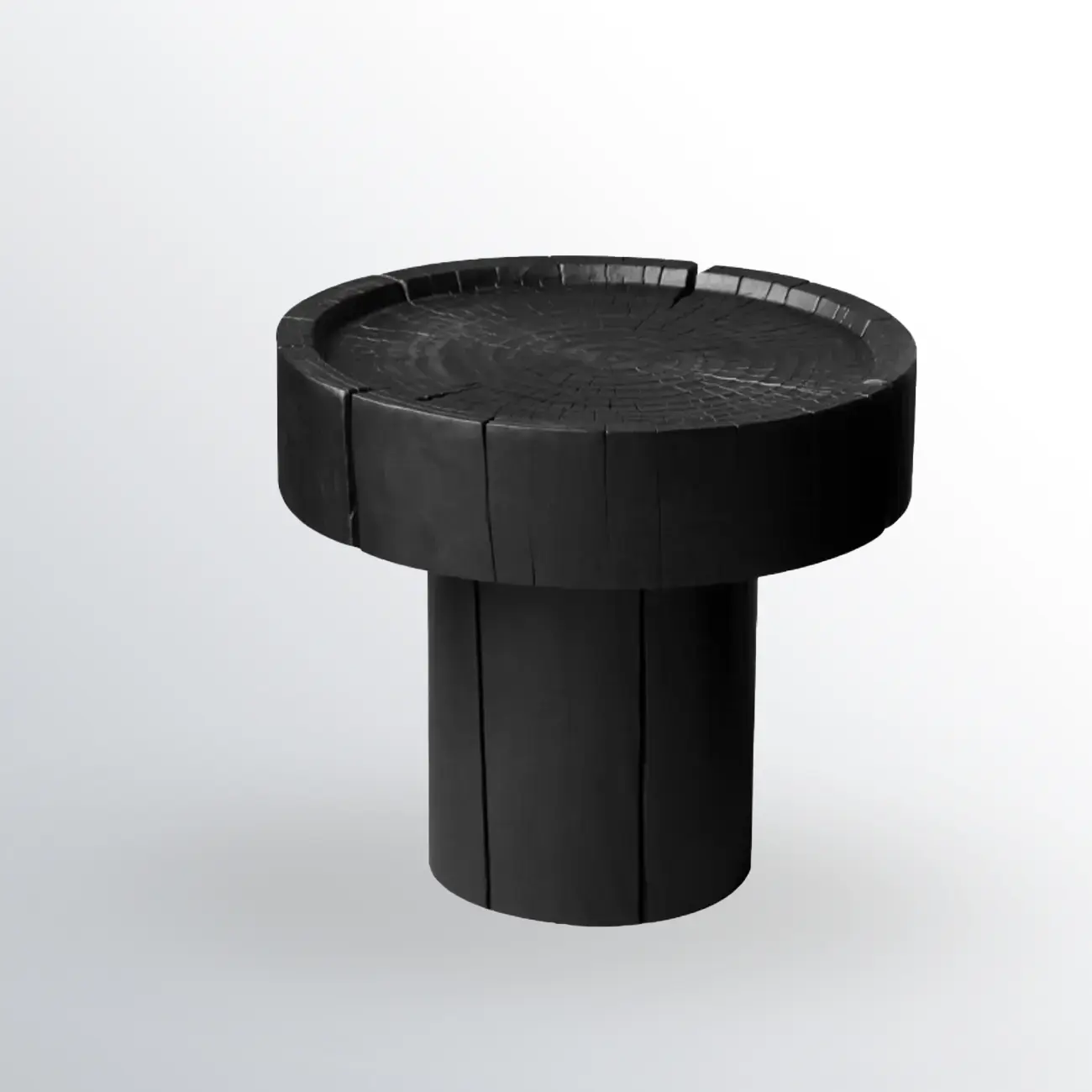 Modern Minimalist Wood Black Coffee Table with Tray Top  Image - 2 | homeyfad