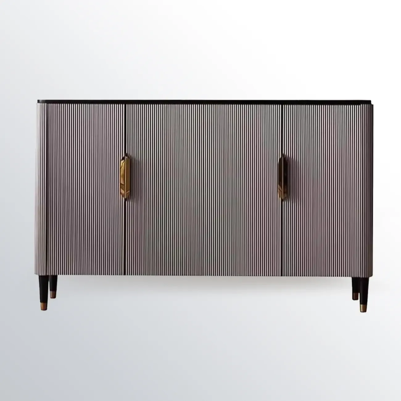 35.5" Glam Wooden Accent Cabinet for Living Room Decor Image - 11