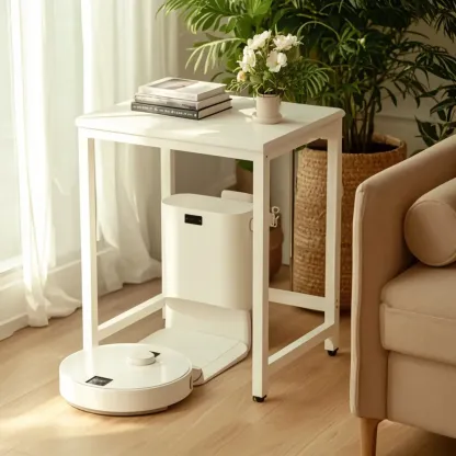 Modern Marble Sofa Side Table Image - 1