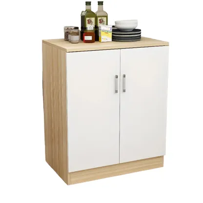 Wooden Freestanding Rectangle Storage Cabinet - Modern Design Image - 14