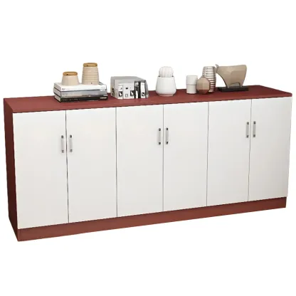 Wooden Freestanding Rectangle Storage Cabinet - Modern Design Image - 17