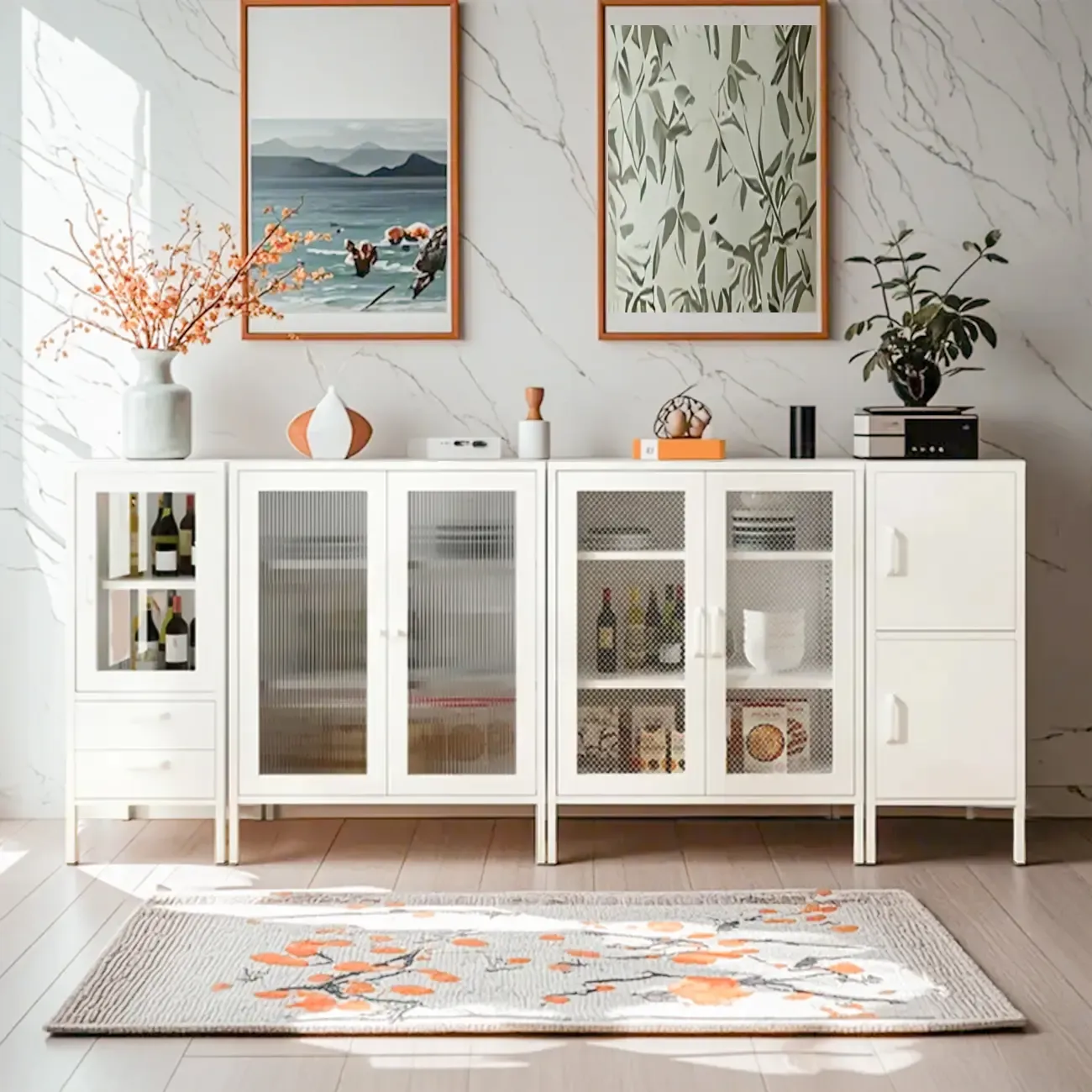 Modern Freestanding Storage Cabinet Suitable for Living Room   Image - 1