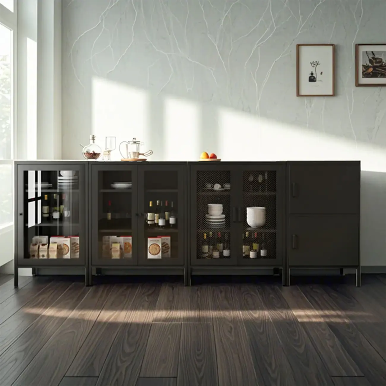 Modern Freestanding Storage Cabinet Suitable for Living Room   Image - 6 | homeyfad