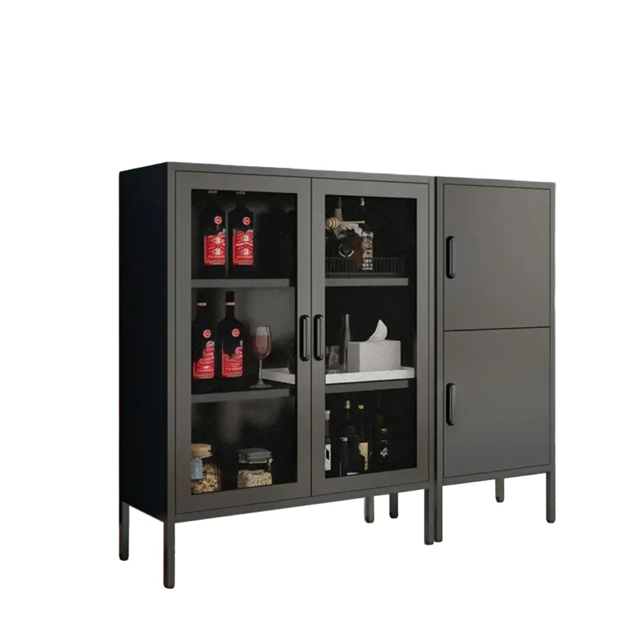 Modern Freestanding Storage Cabinet Suitable for Living Room   Image - 13