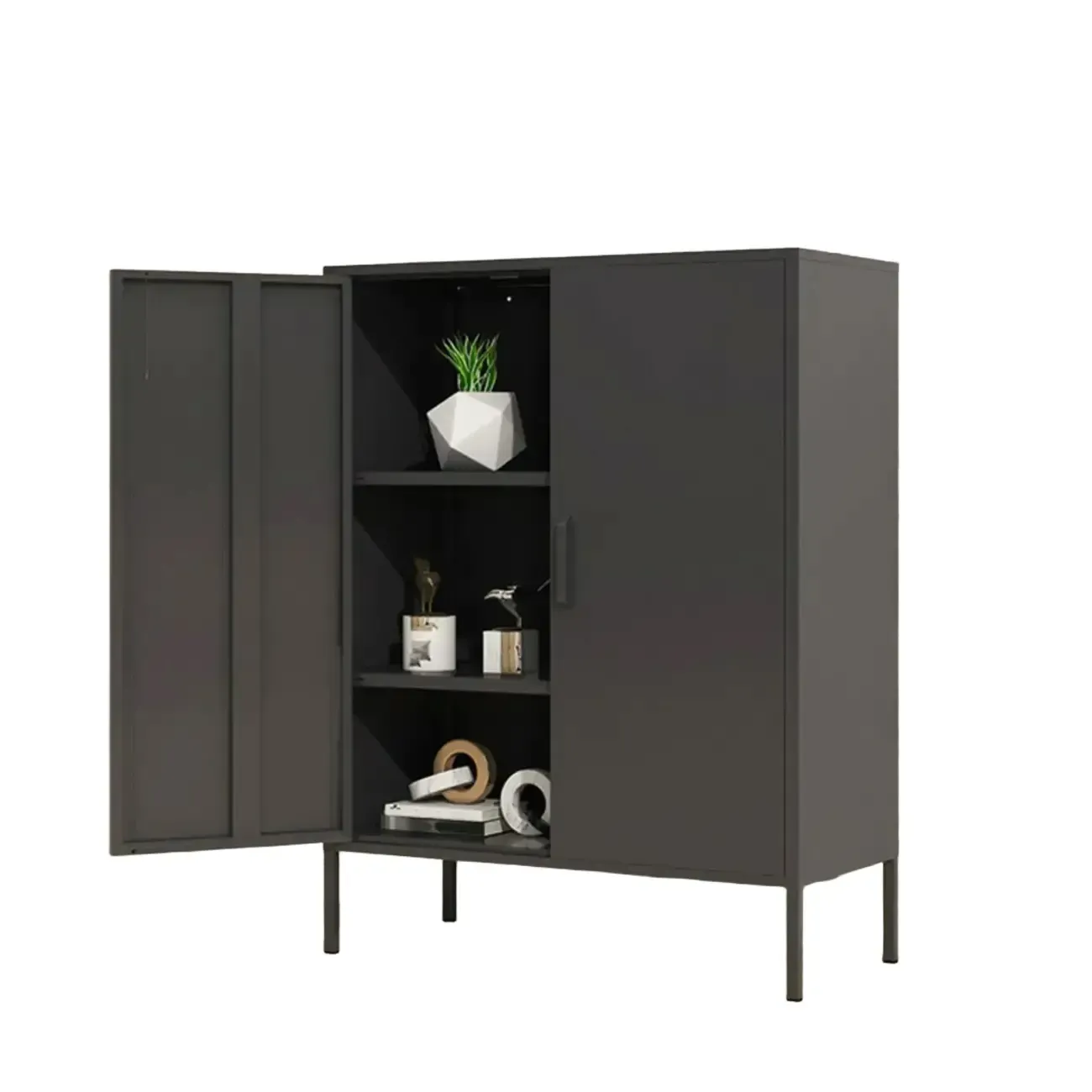 Modern Freestanding Storage Cabinet Suitable for Living Room   Image - 17