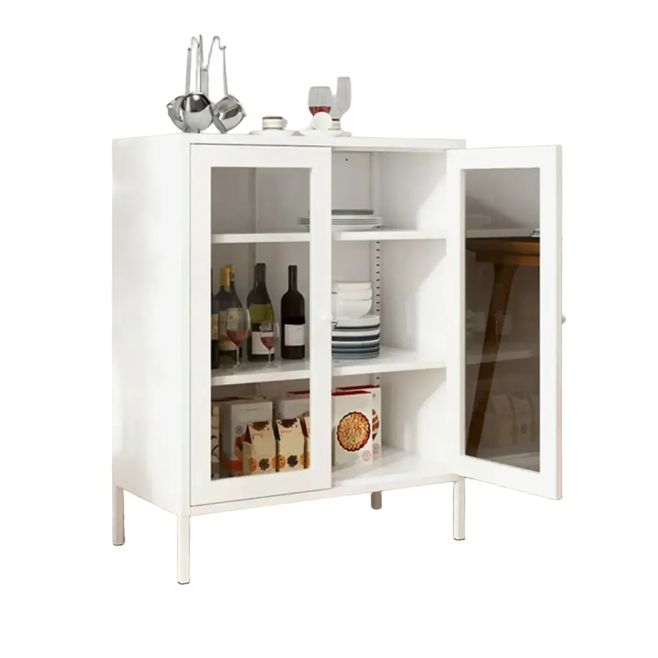 Modern Freestanding Storage Cabinet Suitable for Living Room   Image - 28
