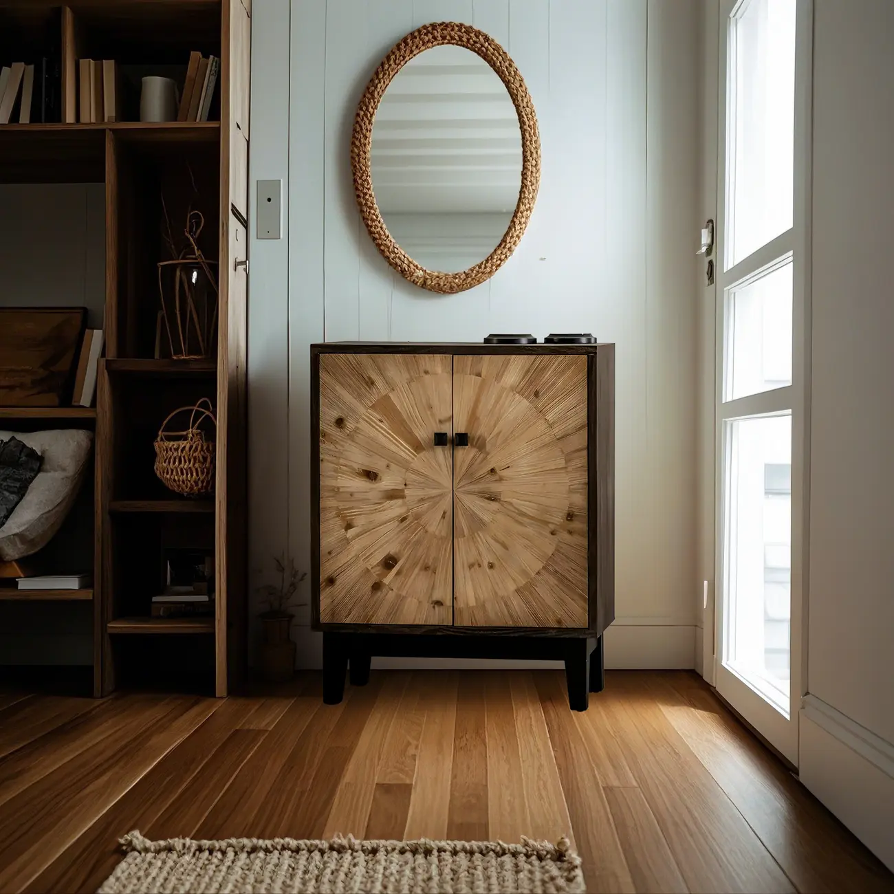 Modern Charming Wooden Dresser with Drawers for Bedroom Image - 3 | homeyfad