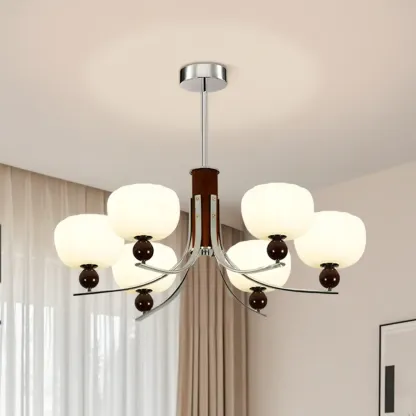 Modern Metal LED Chandelier for Living Room Decor  Image - 18