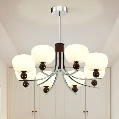 Modern Metal LED Chandelier for Living Room Decor  Image - 7