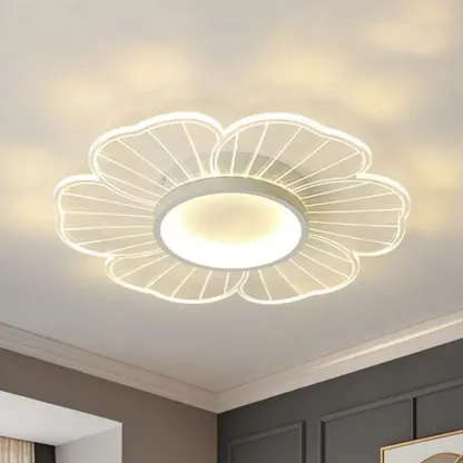 Floral LED Flush Mount Ceiling Light for Residential Use  Image - 6