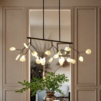 Modern Glass Branch Multi-Light Pendant Lights Image - 3